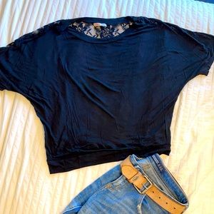 Sexy Lace-Backed Tee!